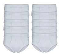 10-Pack heren slips M3000 Wit
