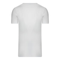 5-Pack Extra lange heren T-shirts met diepe V-hals M3000 Wit