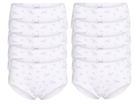 10-pack dames tailleslips Rosa Lila/Roze 