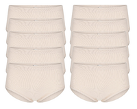 10-Pack dames slips Belinda Huid (Taille)