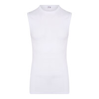 10-pack Extra lang heren mouwloos shirt O-Hals M3000 Wit