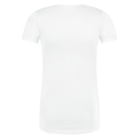 Green comfort heren t-shirt wit