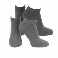 2-Paar Naadloos Bamboe Shortsocks 