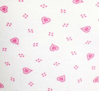 6-Pack Meisjes Tops Love Roze
