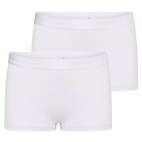2 pack meisjes boxershort Comfort Feeling Wit