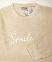 Dames fleece Huispak Beige Art.12-4237