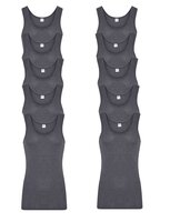 10-Pack Heren singlet M55 Zwart