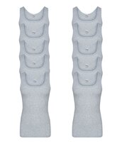 10-pack heren singlets M3000 Grijs Melee