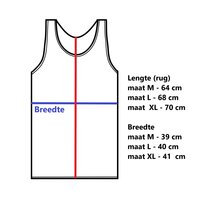 Heren singlet Comfort Feeling Zwart