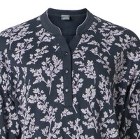 Dames pyjama interlock van Lunatex Art.12-4225 met print Navy 