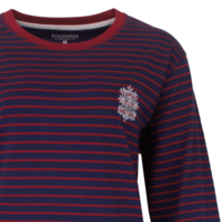 Irresistible 100% katoen  tricot dames pyjama Rood/Marine