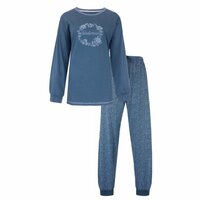 Tenderness 100% katoen  tricot dames pyjama Marine