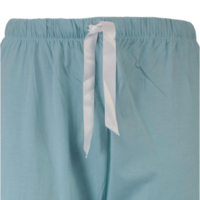 Tenderness 100% katoen tricot dames pyjama Aqua/ Blauw