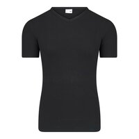 9+1 GRATIS Heren T-shirts met V-hals en K.M. M3000 Zwart