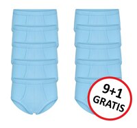 9+1 GRATIS heren slips M3000 Bleu