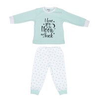 Baby pyjama Beeren &quot;To the Moon&quot; Mint