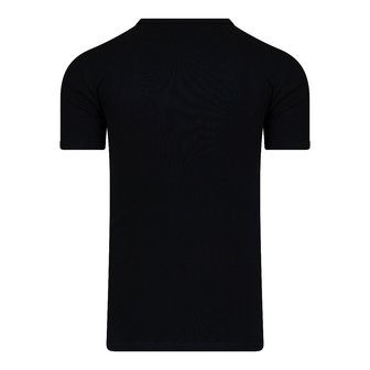 Heren T-shirt met O-hals en K.M. M3000 Zwart