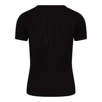 Jongens T-shirt met V-hals en K.M. M3000 Zwart