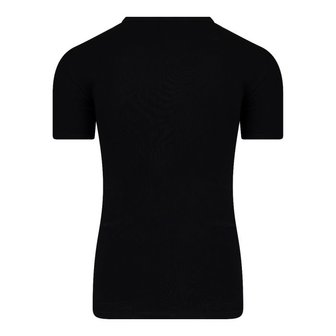 10-pack Heren T-shirts met V-hals en K.M. M3000 Zwart