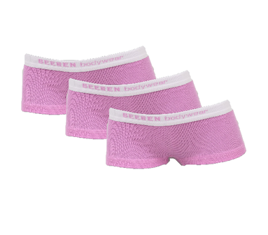 3-Pack meisjes shorts Lilly Roze