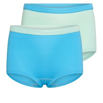 2-Pack Mix&amp;Match meisjes boxershorts Mint/Turqouise