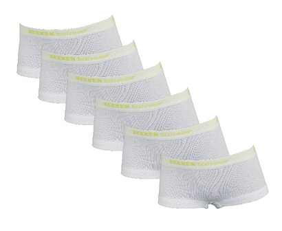 6-Pack Meisjes shorts Nikky Groen