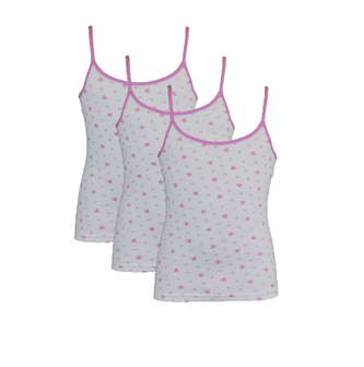 3-Pack Meisjes Tops Love Roze