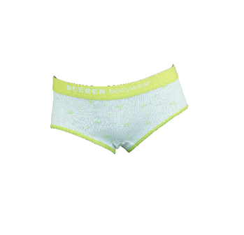 6-Pack meisjes slips Love Lime