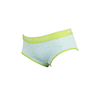 6-Pack meisjes slips Love Lime