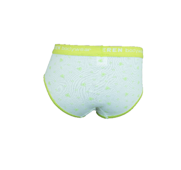 6-Pack meisjes slips Love Lime