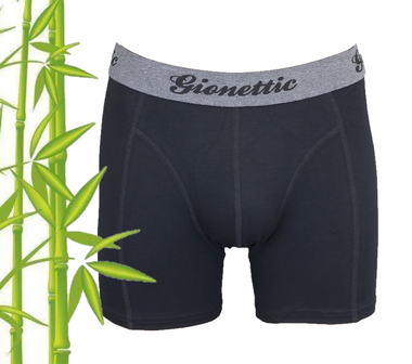 Gionettic Bamboe Heren boxershort Zwart model maxx owen