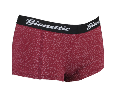 2-Pack Gionettic Dames Hipsters  Hearts