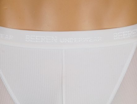 3-Pack + 1 GRATIS Heren Boxershort Rib Beeren Young Wit