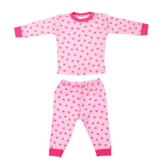 Baby Pyjama M3000 Stripe/Star Roze