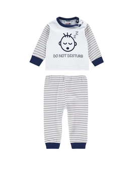 Baby pyjama M3000 &quot;Do not Disturb&quot; Grijs