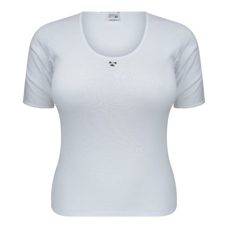 Dames onderblouse (T-shirt) met K.M. M3000 Wit