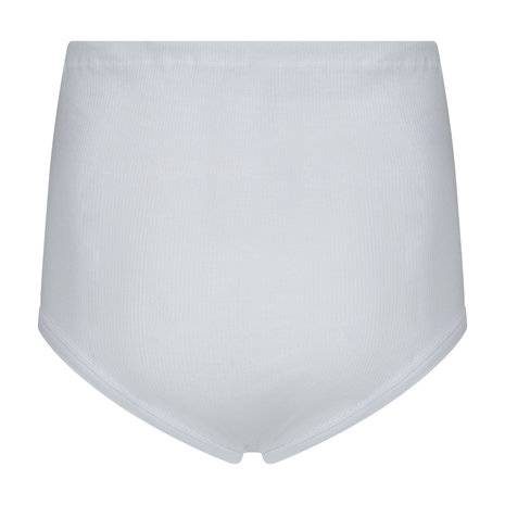 Heren slip met gulp 2x2 rib Startex Wit Beerenondergoed