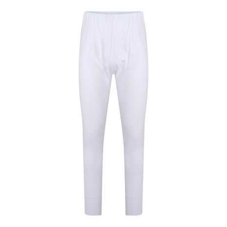 Heren lange pantalon met gulp M3400 Wit