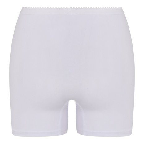 2 pack dames boxershort Softly met lange pijp Wit