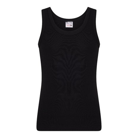 Jongens singlet Beeren Young (Tactel) Zwart