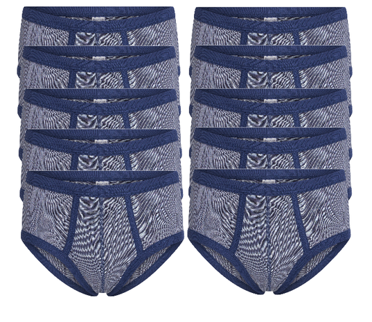 10-Pack heren slips Jupiter Blauw