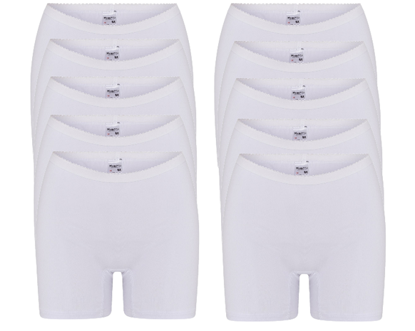 10-pack dames boxershorts Softly Wit 