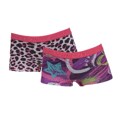 2-Pack Meisjes boxershorts combi 