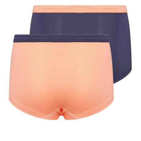 2-Pack Mix&Match meisjes boxershorts Zalm/D.Blauw