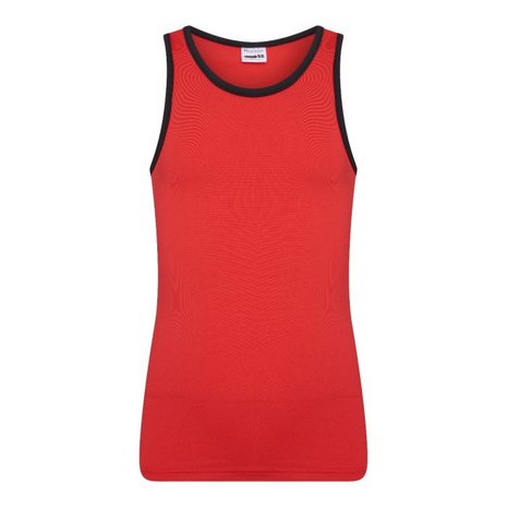 2-Pack Mix&Match meisjes hemden Rood/Zwart