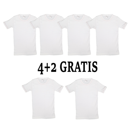 4-Pack + 2 GRATIS Meisjes T-shirts Tess