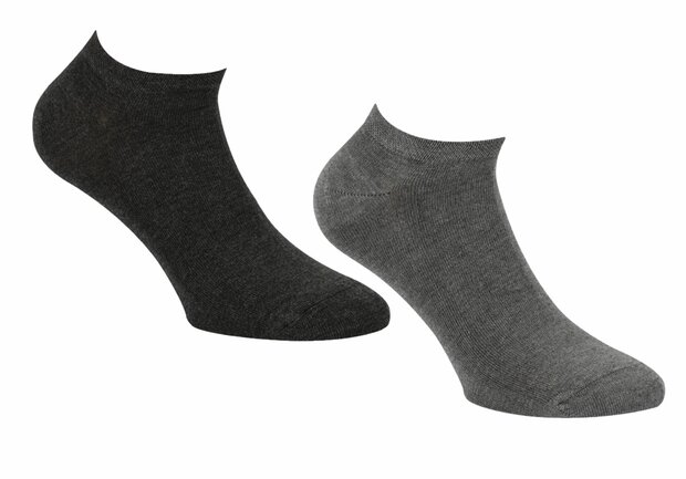 2-Paar Boru Bamboo korte sneaker sokken