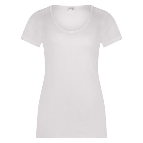5-pack Dames  Beeren T-shirt met O-hals en korte mouw M3000 Wit