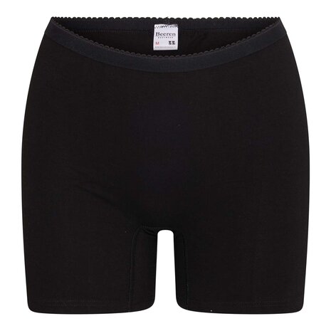 2 pack dames boxershort Softly met lange pijp Zwart