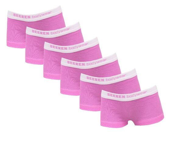 6-Pack meisjes shorts Lilly Roze